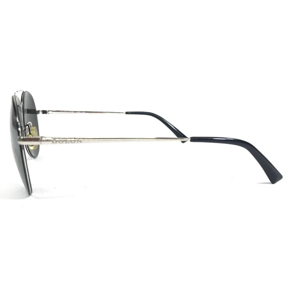 Bolon Sunglasses Frames BL2560 M06 Shiny Silver Round Full Rim 59-15-140